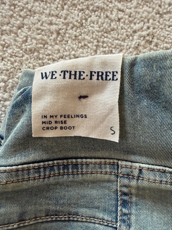 We The Free Denim - We The Free Jeans in Light Blue Wash- size S